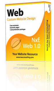 Software box representing custom website development.